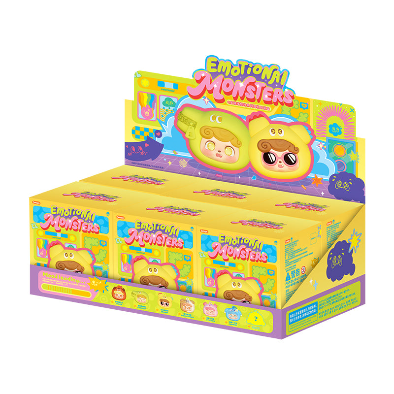 Q KID Emotional Monsters Earphone Bag Blind Box – Collectible Surprise Cases! Unlock Cute Monster Designs & Portable Style for Headphones