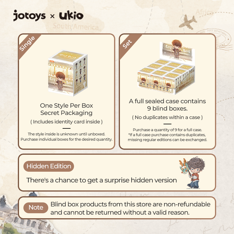 Ukio City Pages Series Blind Box