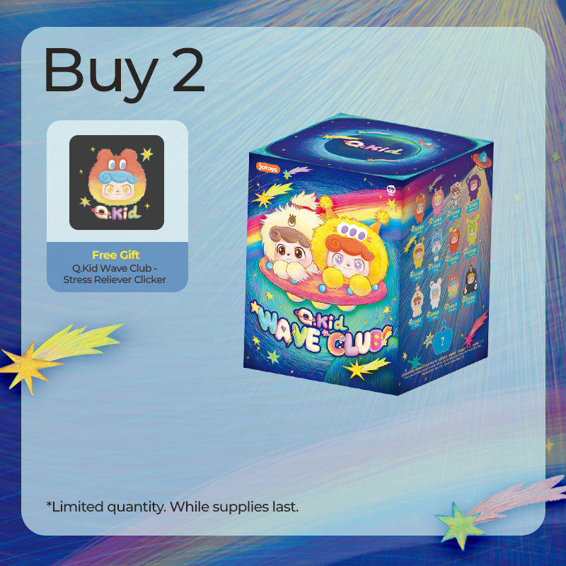 Q.Kid Wave Club Series MINI Plush Blind Box - Jotoys Official Website
