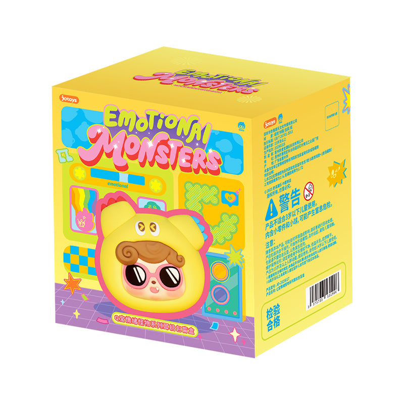 Q KID Emotional Monsters Earphone Bag Blind Box – Collectible Surprise Cases! Unlock Cute Monster Designs & Portable Style for Headphones
