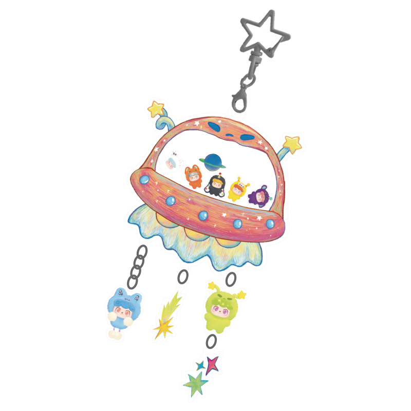 🎁 Q.Kid Wave Club - Wobble Keychain (Discount) - Jotoys Official Website