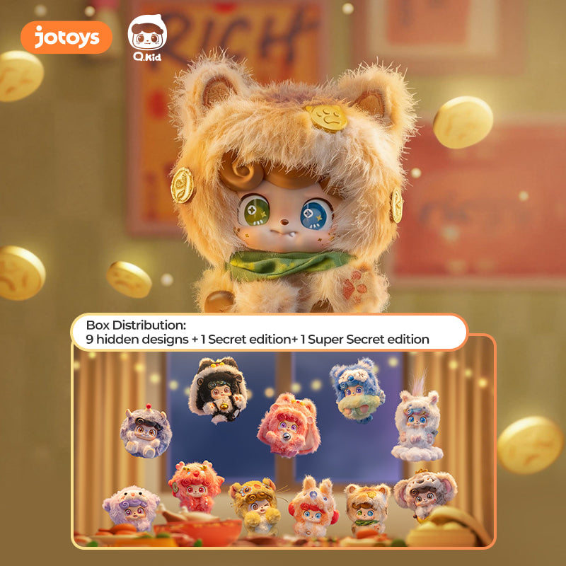 Q.Kid Good Fortune Series PVC Plush Blind Box - Jotoys Official Website