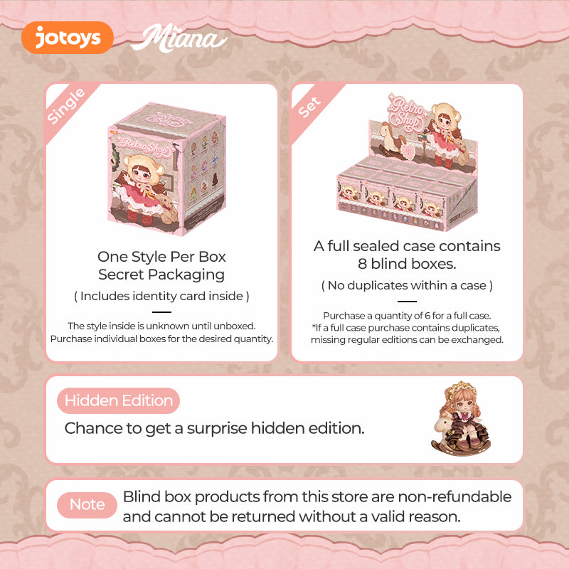 Miana Ret ro Shop Series Blind Box