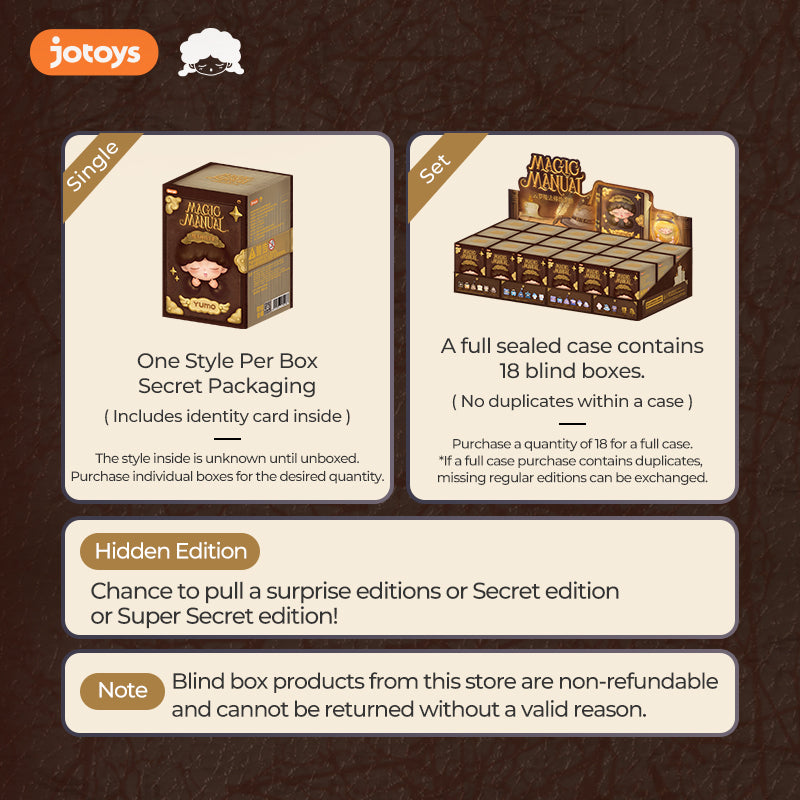 Yumo Magic Manual Series Mini Blindbox - Jotoys Official Website