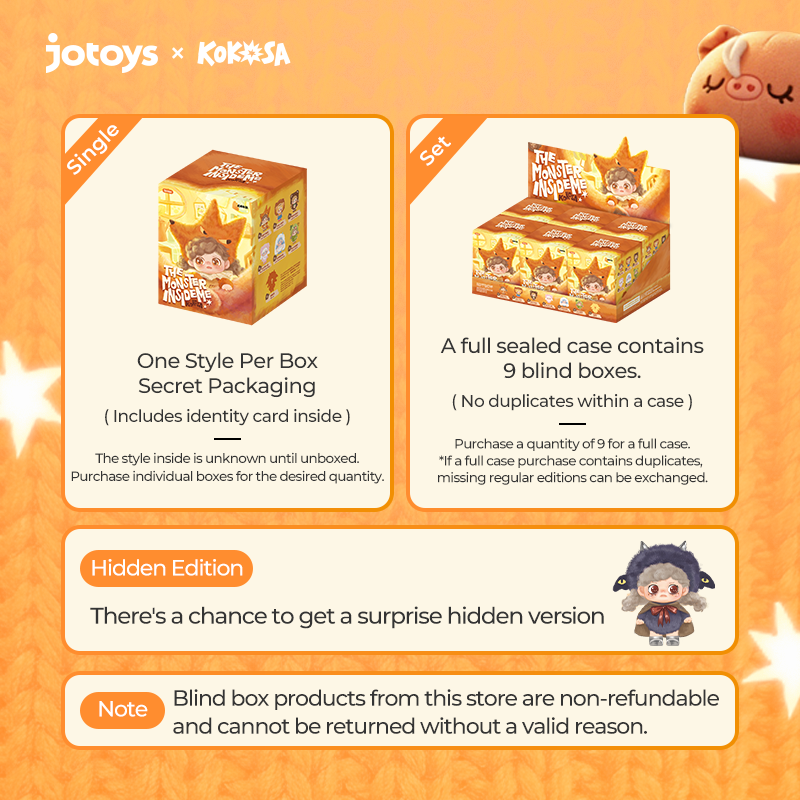 KOKOSA The Monster Inside Me Series Plush Blind Box
