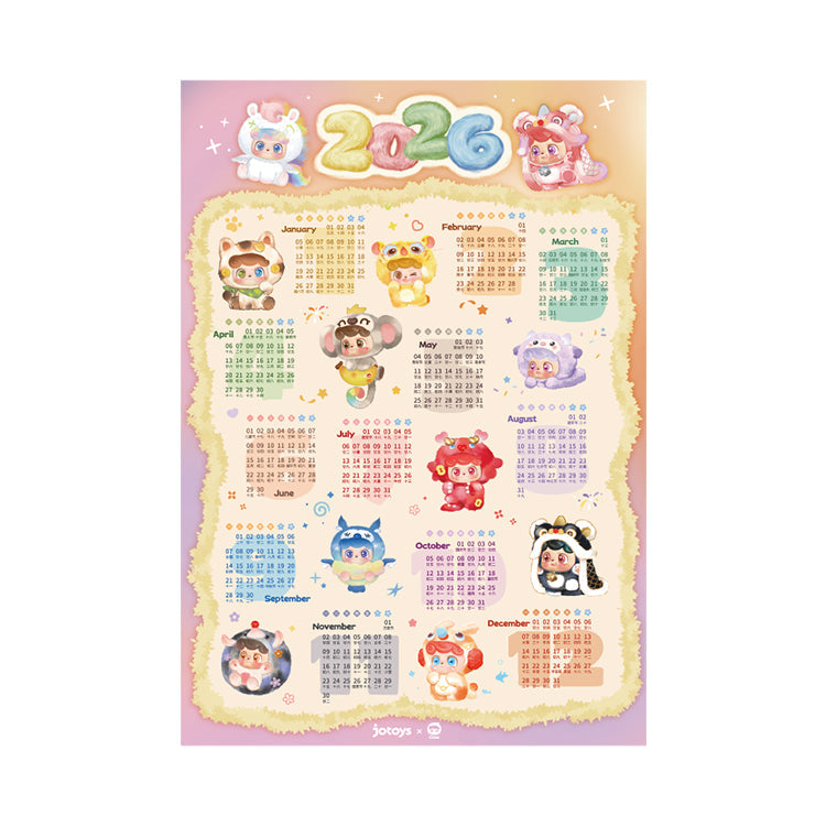 New Year Wall Calendar - Jotoys Official Website