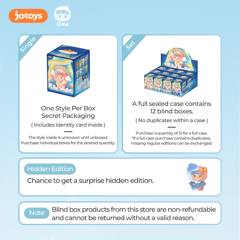 Q.Kid Weather Series MINI Plush Blind Box