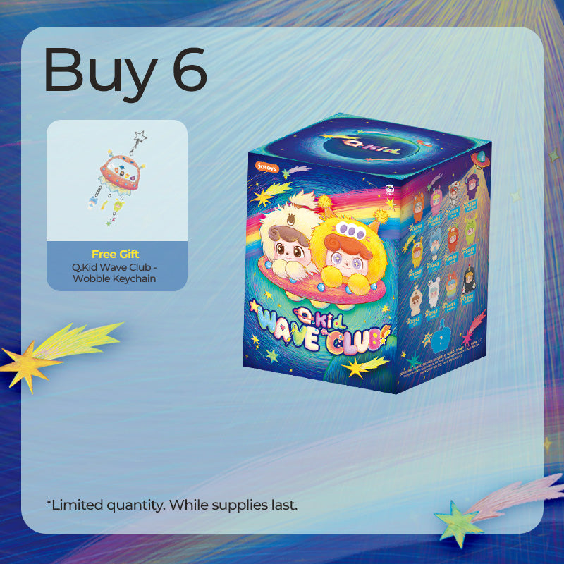 Q.Kid Wave Club Series MINI Plush Blind Box - Jotoys Official Website