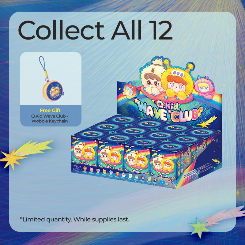 Q.Kid Wave Club Series MINI Plush Blind Box - Jotoys Official Website