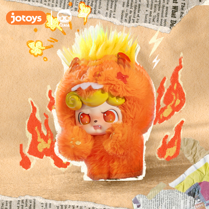 Q KID Emotional Harry Monsters Blind Box: Fluffy to Spiky Rage! Roaring Jaws & GRRR! Collectible Surprise Creature