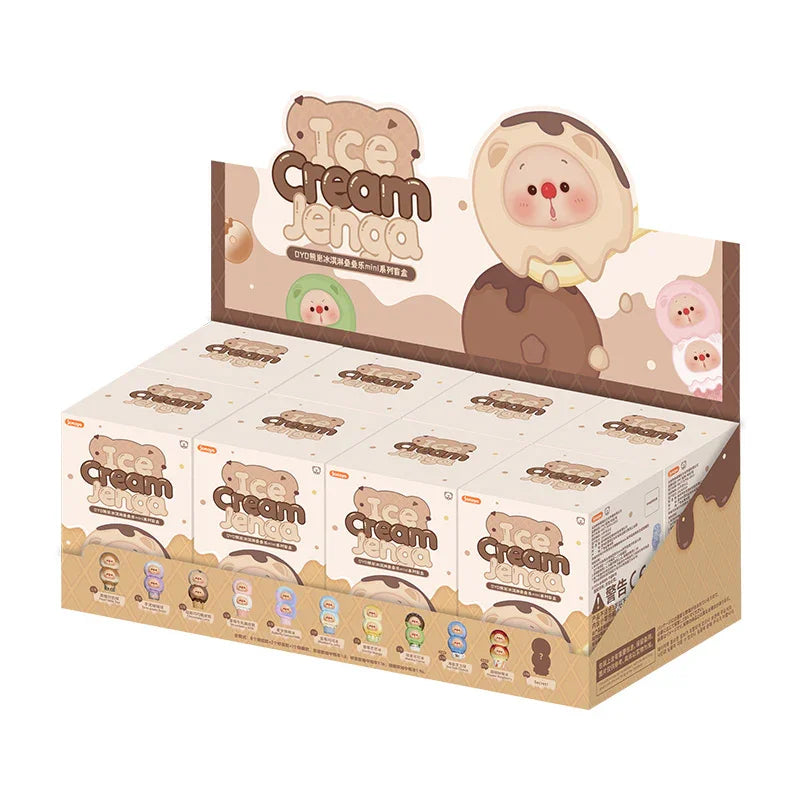 Trendy Toy Ice Cream Blind Box Challenge: OYO Bear Invites You to Stack Secret Edition Flavors, Compete in Creative Heights & Surprise Combos