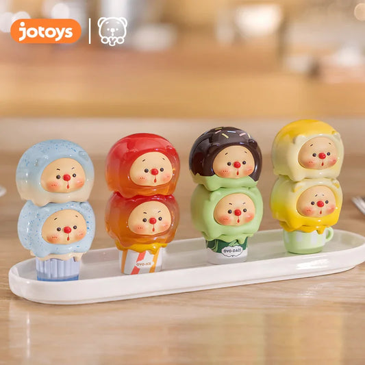 Trendy Toy Ice Cream Blind Box Challenge: OYO Bear Invites You to Stack Secret Edition Flavors, Compete in Creative Heights & Surprise Combos